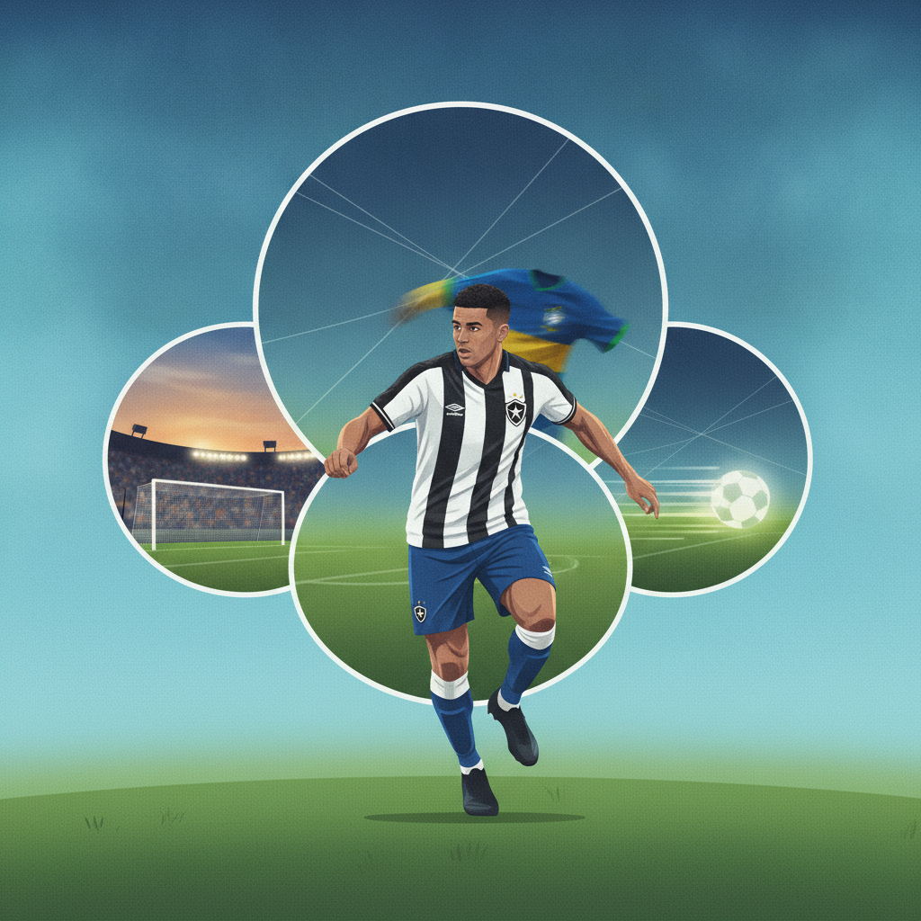 Danilo, do Botafogo, foi titular nos três amistosos da Seleção