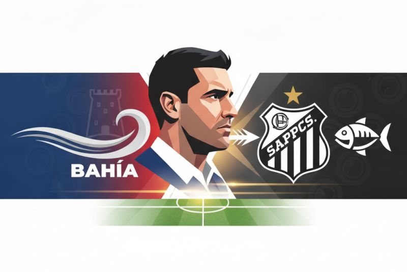 Kike Olivera avalia momento do Bahia e destaca importância de confronto direto contra o Santos